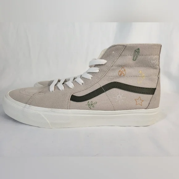 NWOB Vans trainers SK8-Hi Tapered VR3 Beige 11.5 - Picture 8 of 13